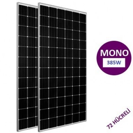 385 Watt Monokristal Güneş Paneli Lexron 